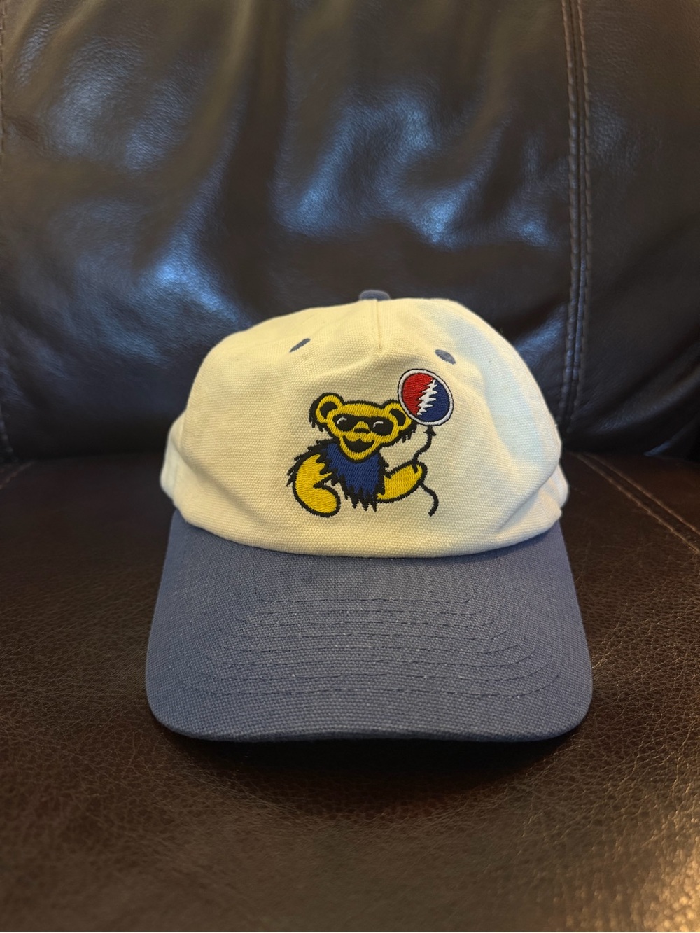 Grateful Dead x Huckberry Balloon Bear Cotton Canvas Snapback Cap
